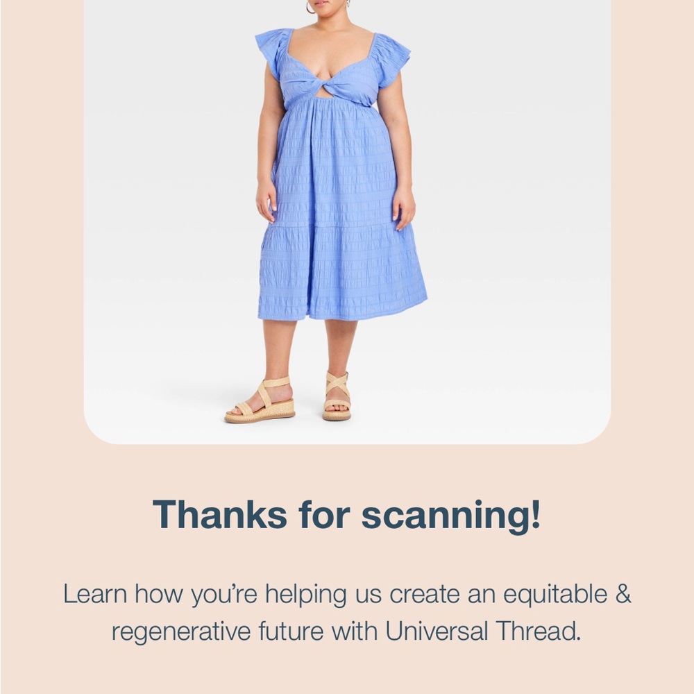 Universal Thread Blue Midi Dress